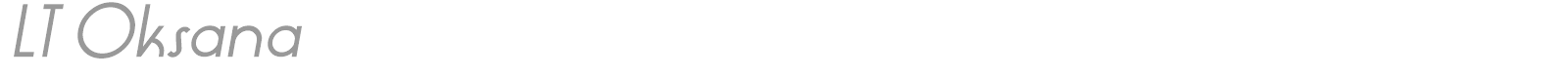 LT Oksana font preview
